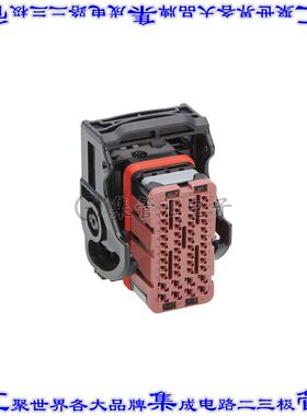 643201319 0643201319矩形连接器外壳48POS插座4排母形插口棕色自