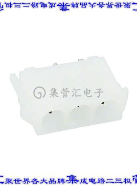 641965-1 针座连接器3POS接头6.35mm公形插针通孔直针锡