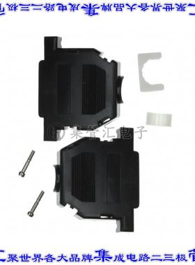 956-025-010R011 连接器25POS后壳180度无屏蔽黑色