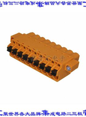 1013160000 端子块连接器9POS插头母插口5.08mm橙色自由悬挂