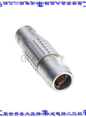 FGG.2B.304.CLAZ 圆形连接器4POS插头公引脚焊杯镀金自由悬挂