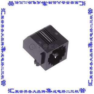 5555163-5 接插件连接器CONN MOD JACK 6P2C R/A UNSHLD