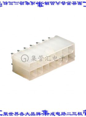 39281143 0039281143针座连接器14POS接头2排4.2mm公形插针通孔直