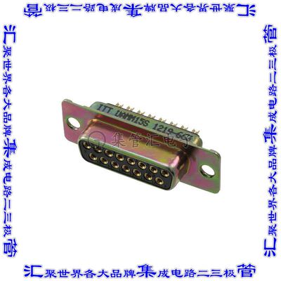 DAMM-15S 连接器15POS插座母插口2排D-Sub面板安装