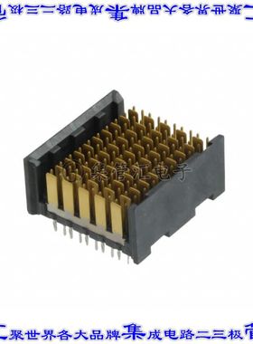 5120658-2 背板连接器100POS接头公引脚10排2.5mm通孔
