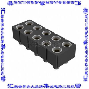 406-43-210-30-068001 针座连接器10POS插座2排2.54mm母形插口表