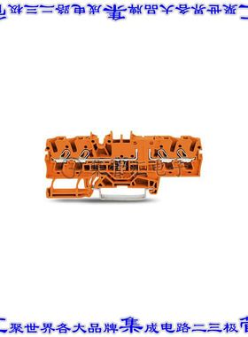 2002-1802 端子块连接器4POS馈通式5.2mm橙色12-22AWG