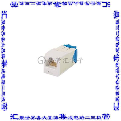 CJ6X88TGEI-24 接插件连接器MINI-COM MODULE, CAT 6A, UTP, 8