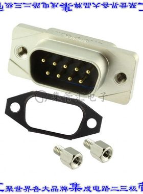 15-006243 连接器9POS插头公引脚2排D-Sub面板安装