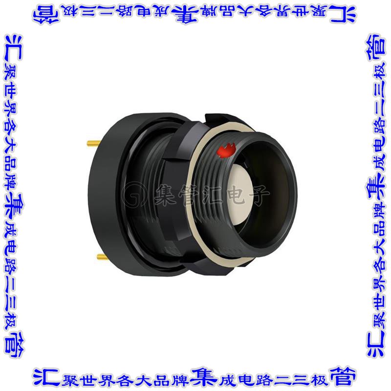 GC0WAM-P12WMM0-000L 圆形连接器12(10+2电源)插座母插口焊杯镀金