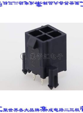 1726750413 针座连接器4POS接头2排4.2mm公形插针通孔直针锡