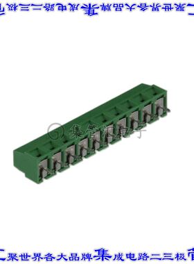 691241510010 线对板连接器10POS接线端子5.08mm通孔水平带板