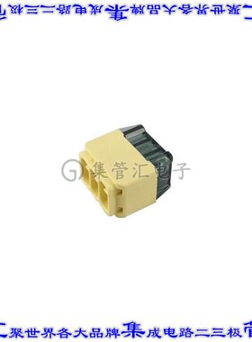 N50610400000G 端子块连接器6POS插头母插口2排4mm黄色自由悬挂