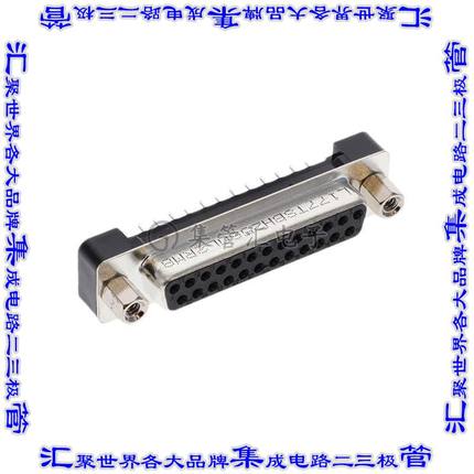 L177TSBH25SOL2RM8 连接器25POS插座母插口2排D-Sub通孔