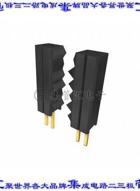 M52-5011045 针座连接器10POS插座1.27mm叉状通孔直针镀金