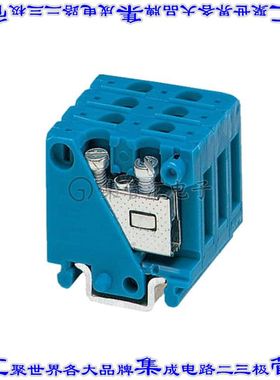 1401093 端子块连接器2POS馈通式4.5mm蓝色14-30AWG