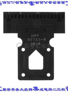 87733-8 矩形连接器外壳34POS插座2排2.54mm黑色自由悬挂