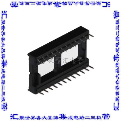 DILB24P-223TLF 连接器IC插座DIP 15.24mm插口24(2 x 12)位置锡通