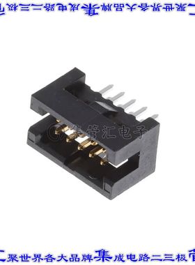 20021211-00010T4LF 针座连接器10POS接头2排1.27mm公形插针通孔