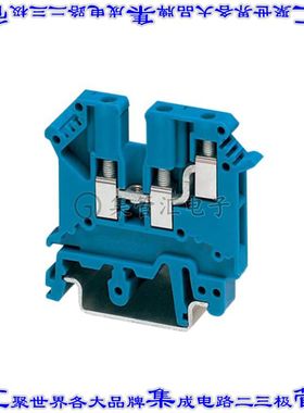 3002416 端子块连接器3POS馈通式5.2mm蓝色12-30AWG