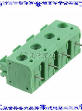 1703086 线对板连接器4POS接线端子7.5mm通孔水平带板