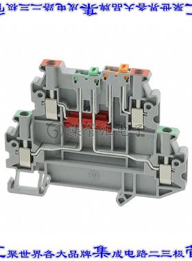 3044670 端子块连接器4POS断连2排5.2mm灰色12-26AWG