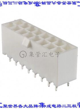 64901621122 针座连接器16POS接头2排4.2mm公形插针通孔直针锡