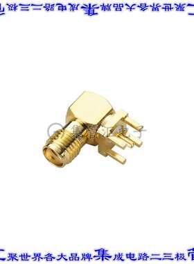 PCB.SMAFRA.HT 同轴连接器SMA插孔母形插口焊接50欧姆通孔直角