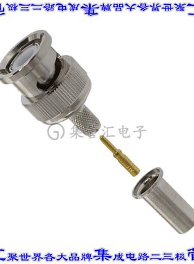 CPMC8811 同轴连接器BNC插头公引脚压接焊接50欧姆自由悬挂