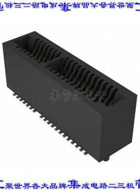 MEC1-120-02-L-D-A 卡边缘连接器40POS母头2排1mm黑色镀金