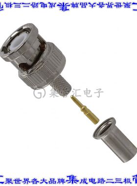 CPMC881 同轴连接器BNC插头公引脚压接焊接50欧姆自由悬挂