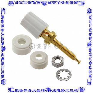 KNURLED 675944 POST BIND WHITE 接插件连接器CONN