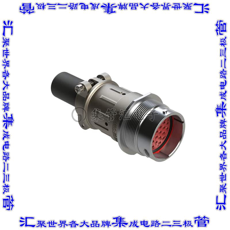 AHDM04-24-31PR-059 圆形连接器31POS插座外壳用于公插针银色自由