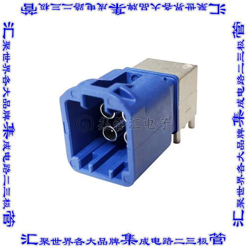 MHSD-04C-BM-PRA-TR 同轴连接器插头公引脚焊接50欧姆通孔直角