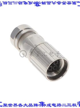 1624537 圆形连接器4(3+PE)插头外壳用于母插口银色自由悬挂底壳