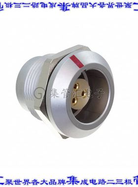 FLKD-03EGFS-GCP-001 圆形连接器3POS插座母插口焊杯镀金面板安装