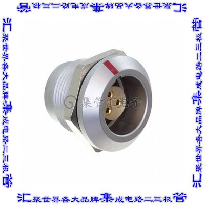 FLKD-03EGFS-GCP-001 圆形连接器3POS插座母插口焊杯镀金面板安装