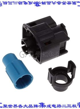 DTSK06-1-08SB 圆形连接器1(电源)插头外壳用于公插针黑色自由悬