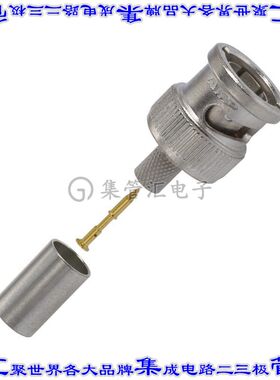 5413589-9 同轴连接器BNC插头公引脚压接75欧姆自由悬挂