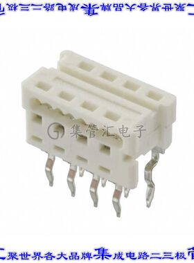 905841308 0905841308连接器8POS带状电缆DIP针座2排1.27mm通孔压