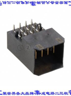 17610042102 背板连接器4POS接头公型刀片3mm通孔直角