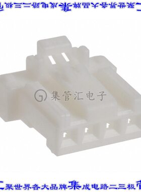 DF1E-4S-2.5C 矩形连接器外壳4POS插座2.5mm母形插口白色自由悬挂