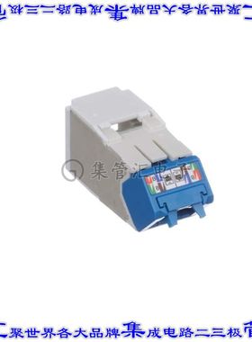 CJUD6X88TGAW 接插件连接器CAT6A UP/DOWN 45 DEGREE TG WIREC