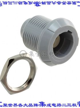 PLB4G820009 圆形连接器9POS插座母插口焊杯镀金面板安装