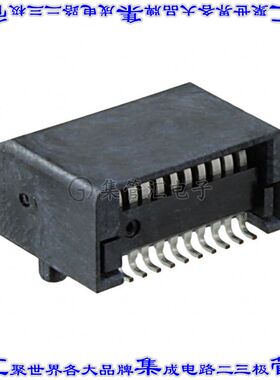 1703820002 插拔式连接器20POS插座zSFP+表面贴装直角焊接镀金