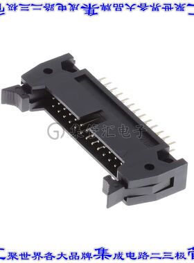MHR-26-VUAS 针座连接器26POS接头2排2.54mm公形插针通孔直针镀金