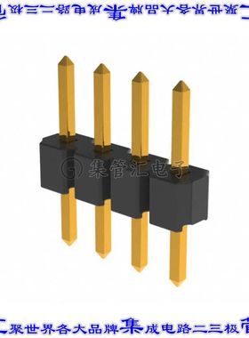 NRPN041PAEN-RC 针座连接器4POS接头2mm公形插针通孔直针镀金