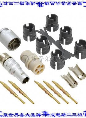 JBXFD1G05MSSDSMR 圆形连接器5POS插头公引脚焊杯镀金自由悬挂