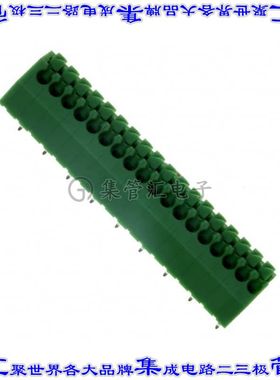 1985357 线对板连接器18POS接线端子3.5mm通孔45角度带板