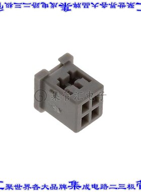 GT32-4DS-1.5C 矩形连接器外壳4POS插座2排1.5mm母形插口灰色自由